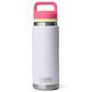 YETI Rambler 26 Oz Water Bottle with Color-Blocked Chug Cap in Mist, Pink and Grasshopper, , large