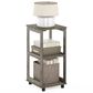 HOMLUX 2-Tier Tall End Table in French Oak, , large
