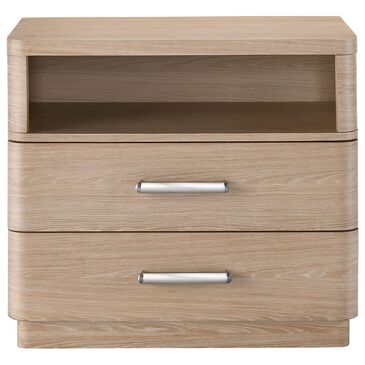Furniture Worldwide Nomad 2-Drawer Nightstand in Tech Oak, , large