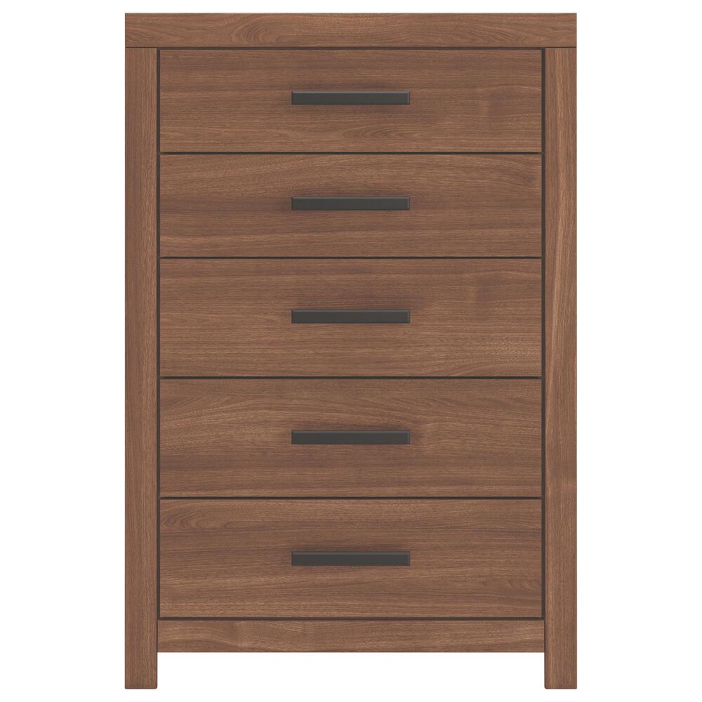 Ashley Broachmyn 5 Drawer Chest in Auburn, , large
