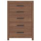 Ashley Broachmyn 5 Drawer Chest in Auburn, , large