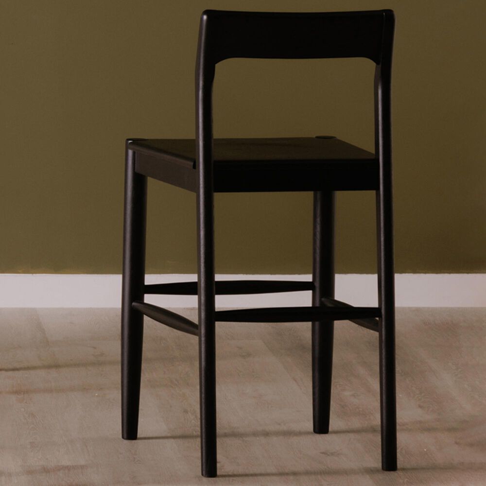 Moe's Home Collection Owing Counter Stool in Black, , large