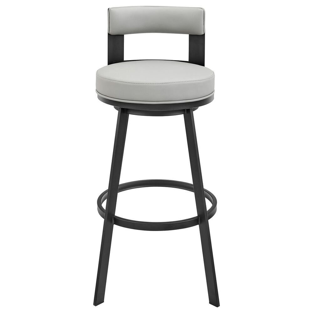 Blue River Flynn 26&quot; Swivel Counter Stool in Black, , large
