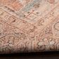Nourison Vintage Washables Coral and Mint 9" x 12" Area Rug, , large