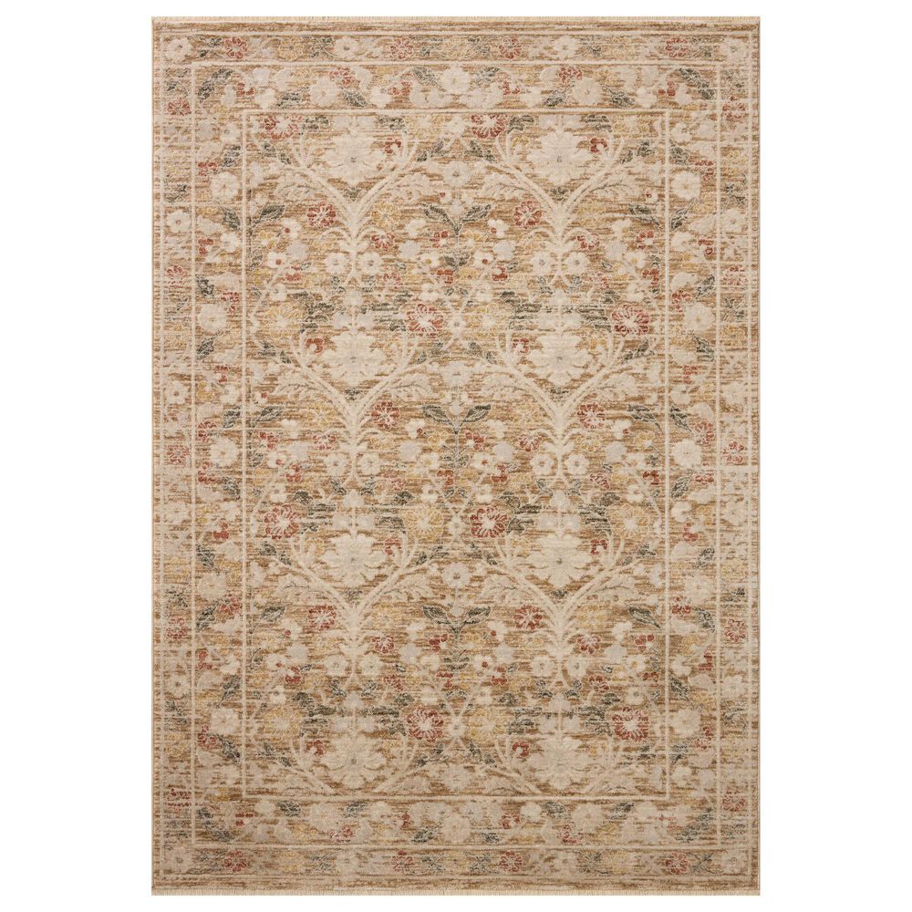Loloi Clarisse Sand and Multicolor 9"6" x 13" Area Rug, , large