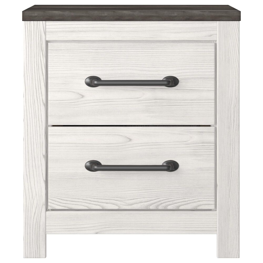 Ashley Gerridan 4-Piece King Bedroom Set in White and Gray, , large