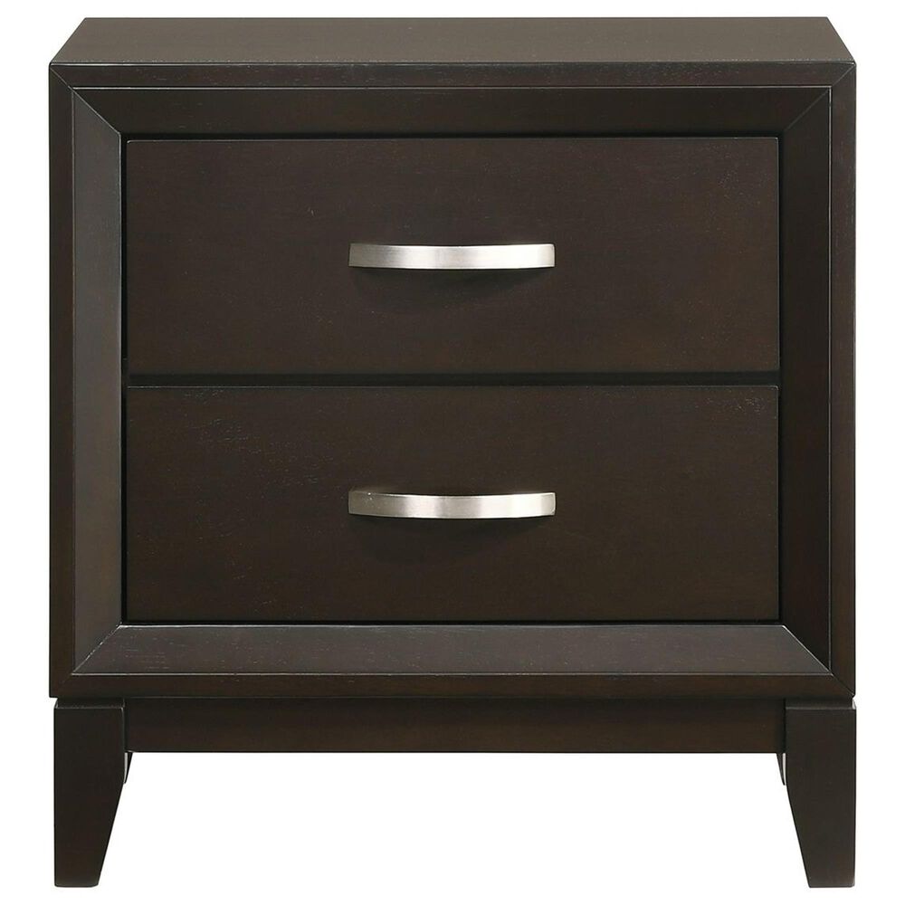 Mayberry Hill Beaumont 2-Drawer Nightstand in Merlot, , large