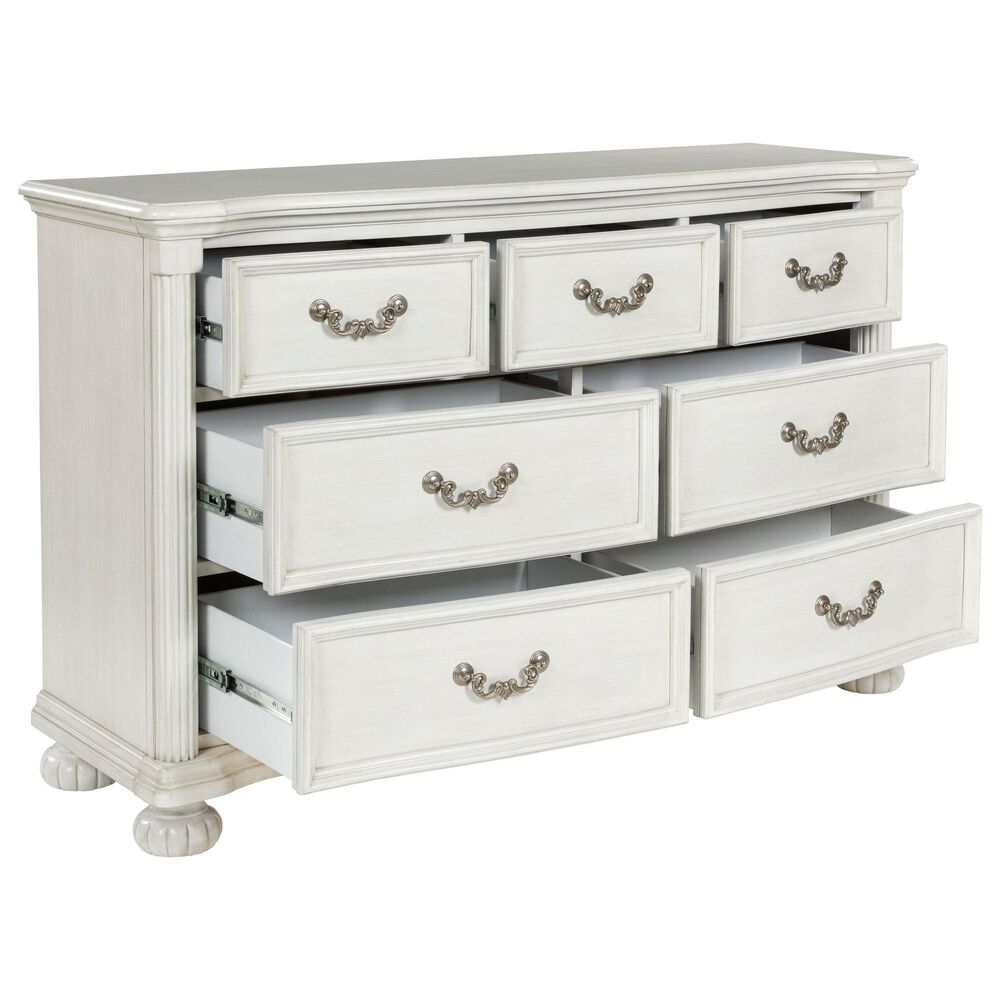 Ashley Montelaine 4-Piece Queen Panel Bedroom Set in Antique White, , large