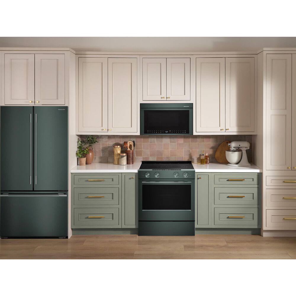 KitchenAid 5.3 Cu. Ft. Smart Slide-in Electric Range with Two Even-Heat Hyper Elements and Convection in Juniper, , large