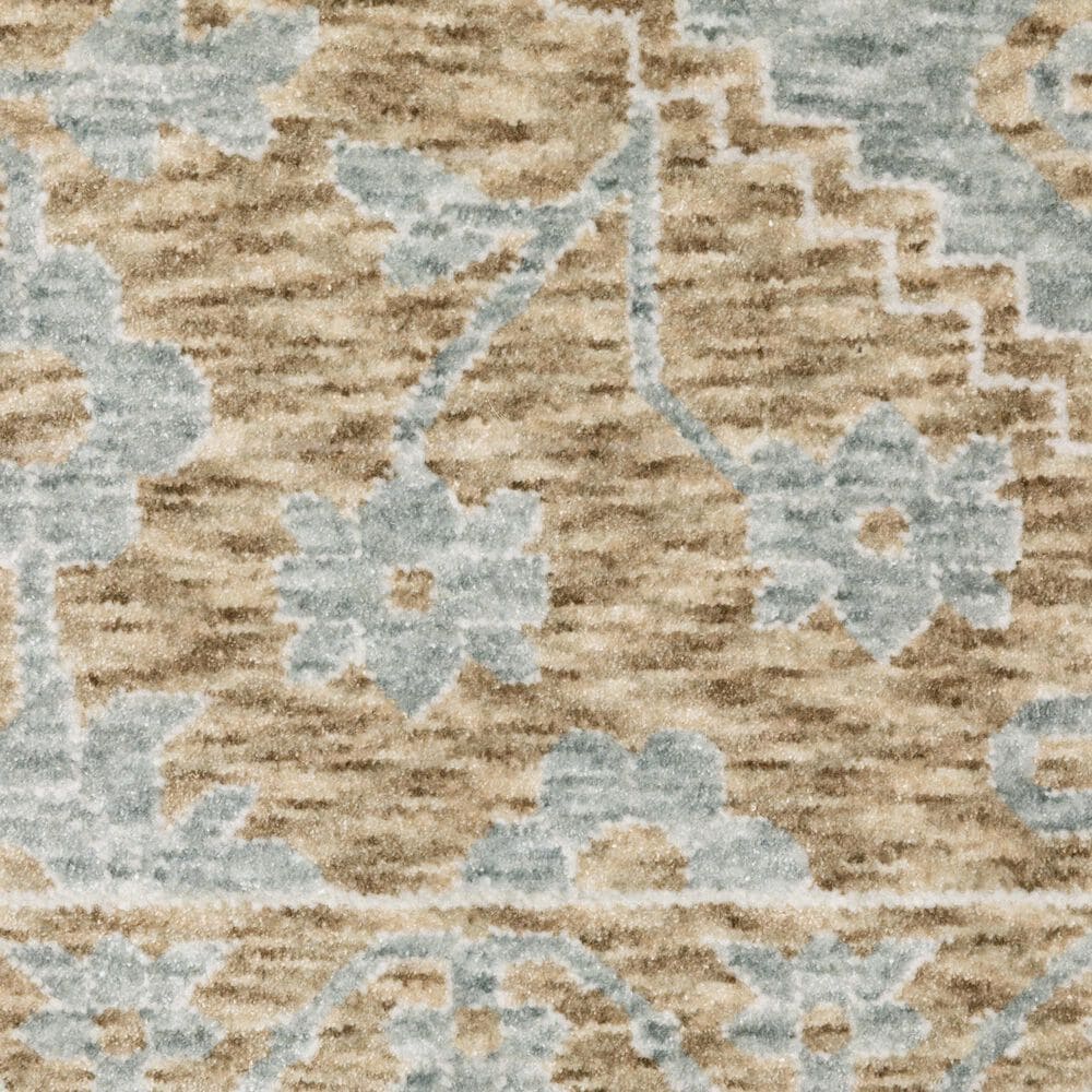 Oriental Weavers Echo Oriental Beige and Blue 2&#39;3&quot; x 7&#39;6&quot; Runner, , large