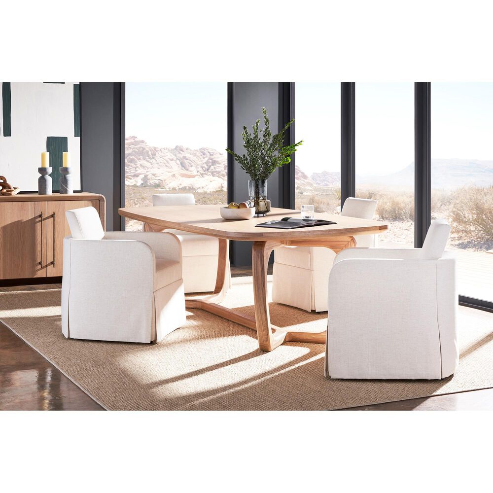 Vanguard Furniture Laura Stocked Dining Chair in Icey Cream, , large