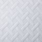 Trade Linker 3-Piece King Basket Pinsonic Quilt Set in White, , large