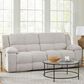 Simeon Collection Buster 3-Piece Manual Living Room Set in Opal Taupe, , large
