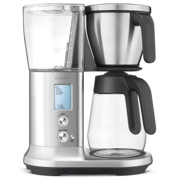 Breville 12-Cup Drip Coffee Maker with Precision Brewer Glass in Brushed Stainless Steel, , large
