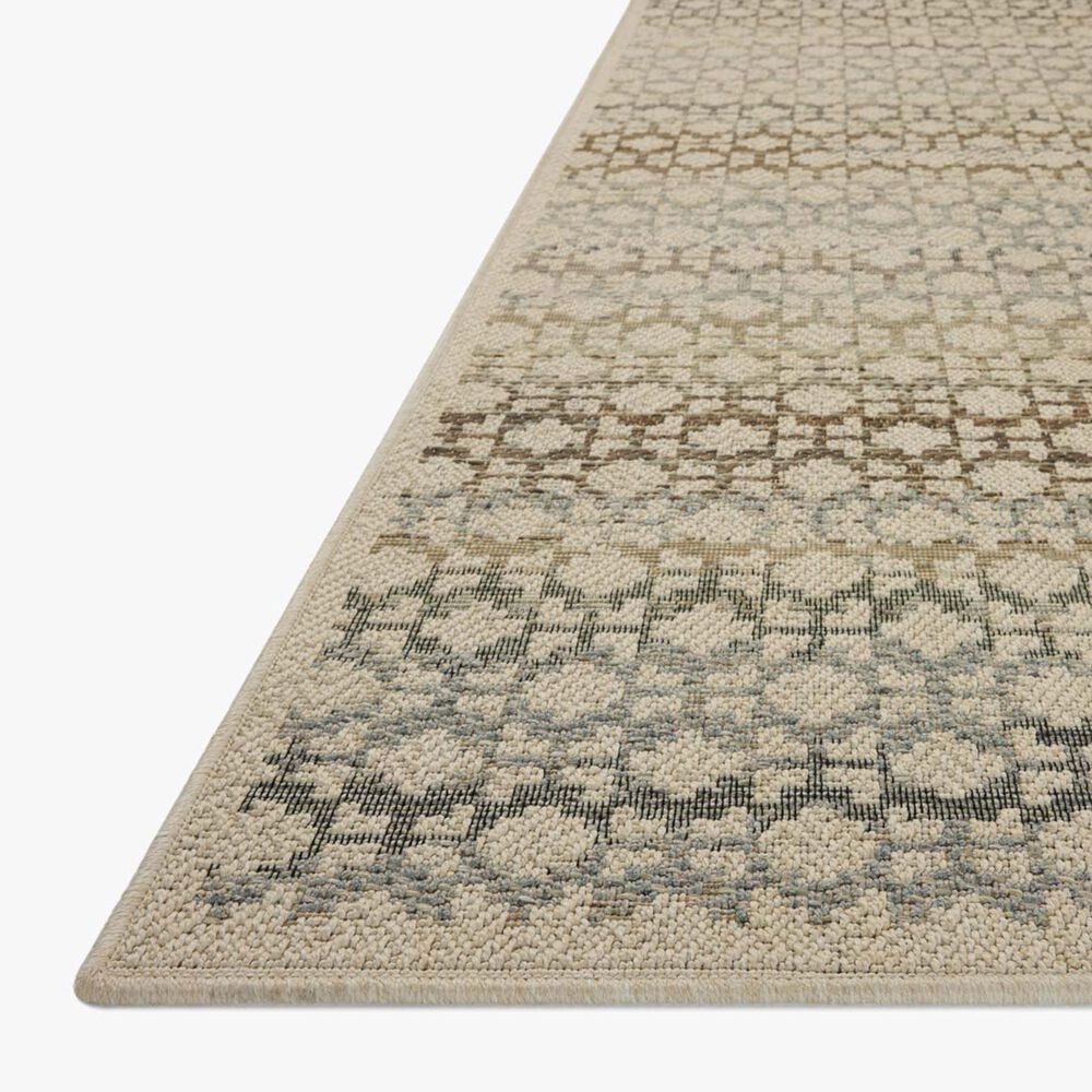 Loloi Saylor Ivory and Multicolor 3'9" x 5'9" Indoor/Outdoor Area Rug, , large
