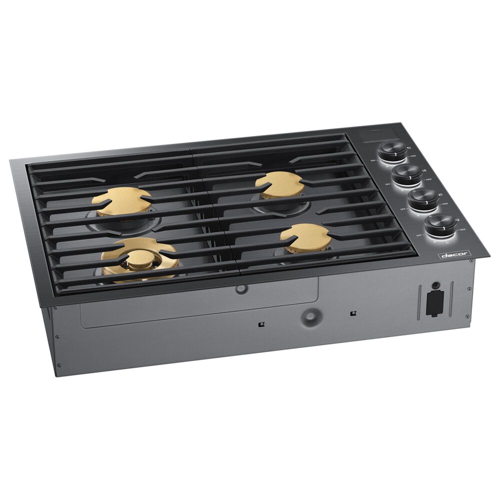 Dacor Modernist 30" Gas Cooktop in Graphite Stainless Steel, , large