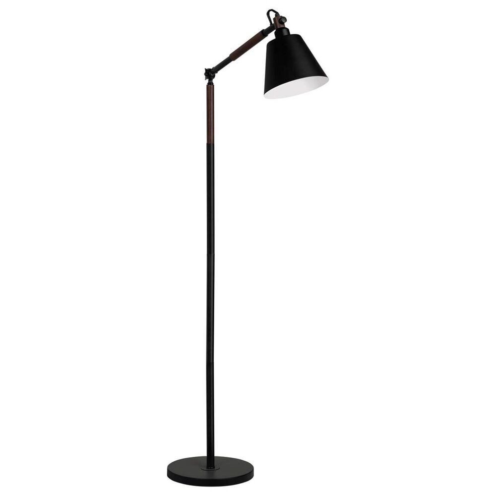 Crestview Collection Churchill Floor Lamp in Black and Brown, , large