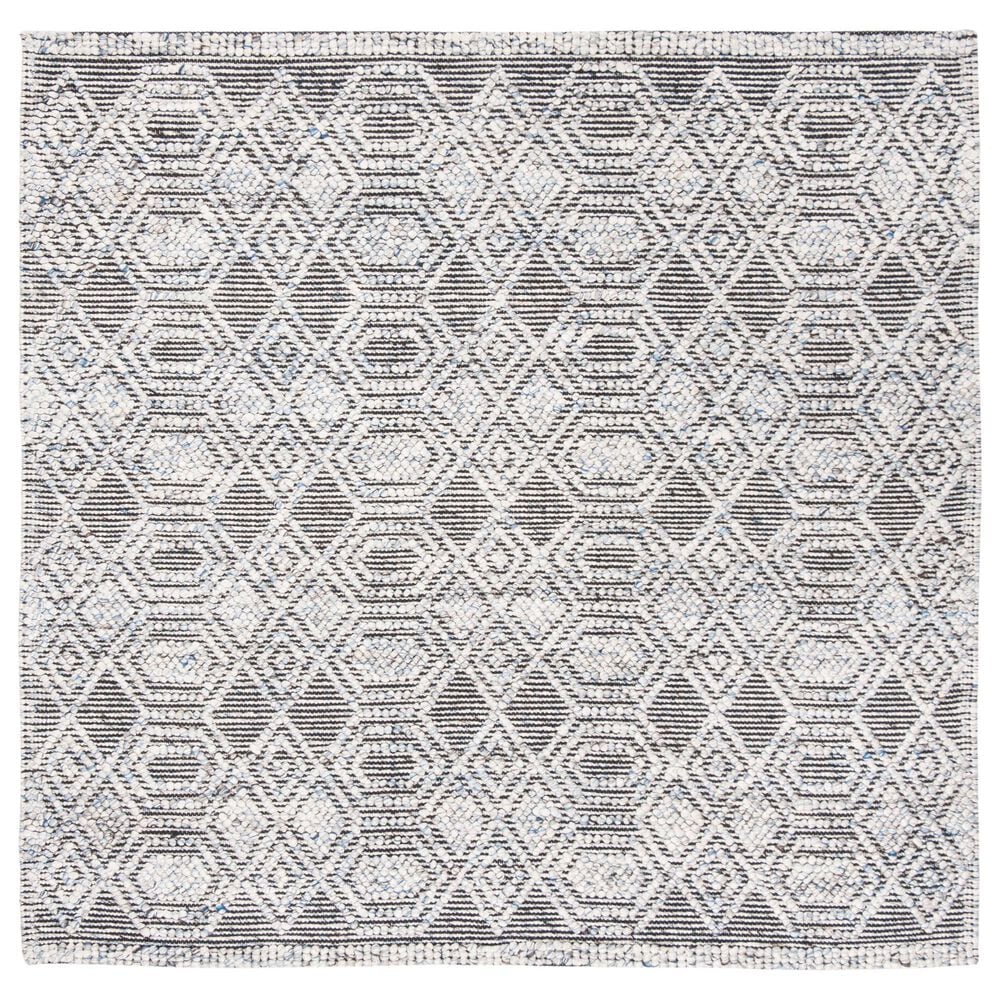 Safavieh Natura NAT312M 6" Square Blue Area Rug, , large