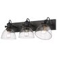 Golden Lighting Hines 3-Light Bath Fixture in Matte Black, , large