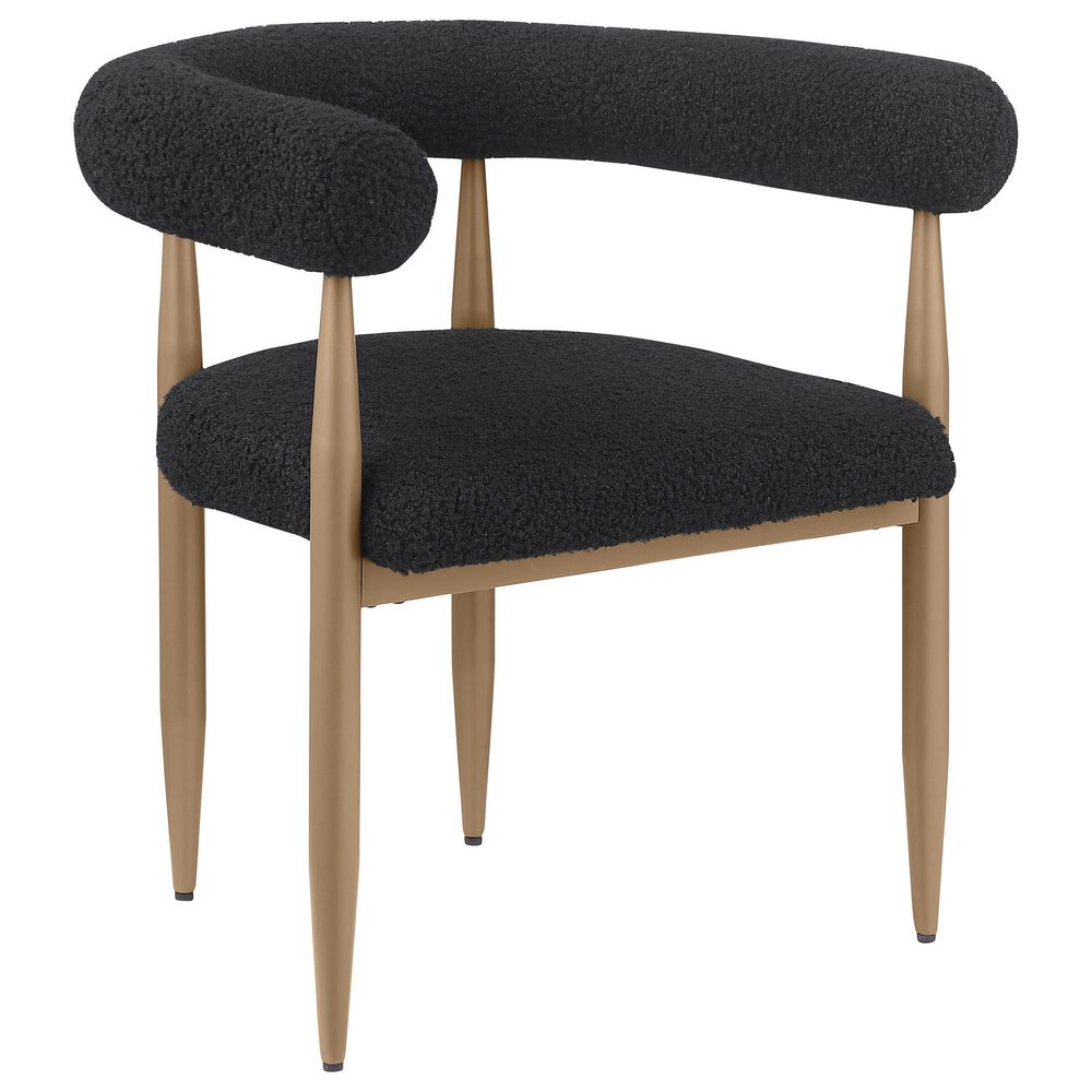 COASTER Edson 5-Piece Rectangular Dining Set in Golden Bronze and Black, , large