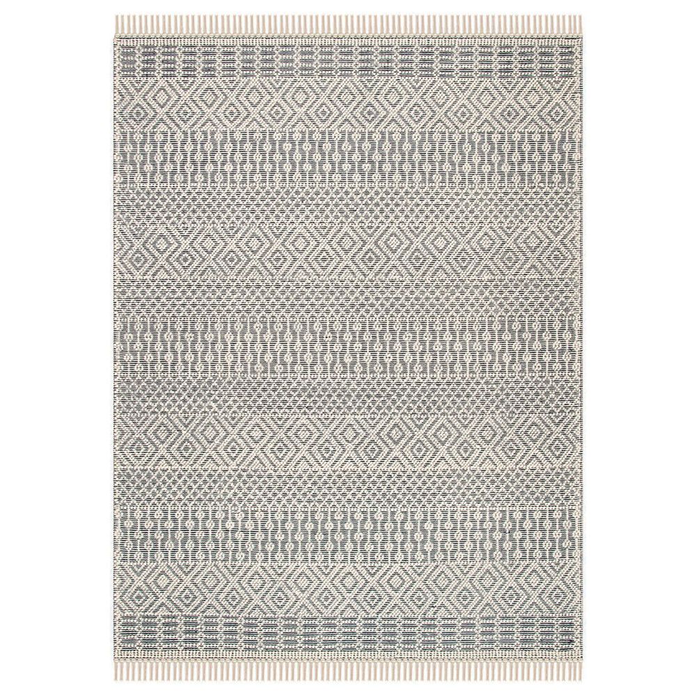 Safavieh Natura NAT852N 10" x 14" Ivory and Navy Area Rug, , large