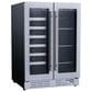 Elica 4.8 Cu. Ft. French Door Beverage and Wine Center in Stainless Steel, , large