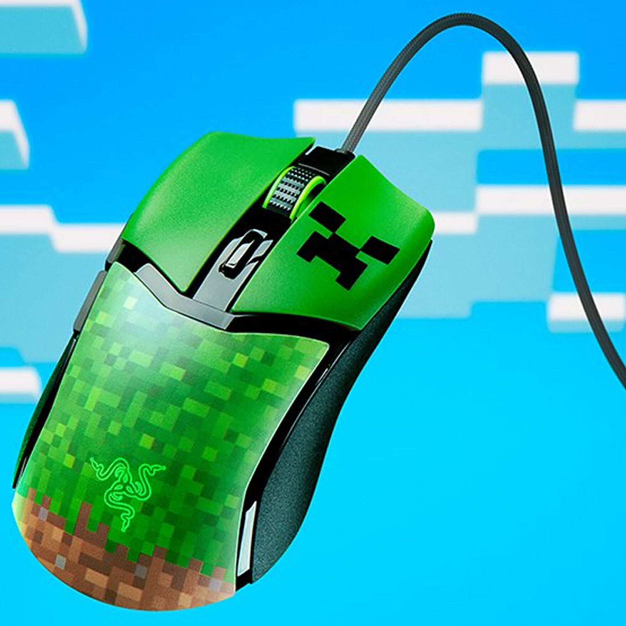 マウス・トラックボール RASER COBRA gaming mouse MC Edition Razer Cobra Minecraft Edition Wired Gaming Mouse in Green