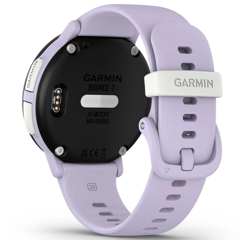Garmin Bounce 2 Smartwatch 43 mm in Light Purple, , large