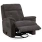 Flexsteel Sophisticated Manual Swivel Gliding Recliner in Steel, , large