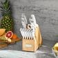 Cuisinart Classic Triple Rivet 15-Piece Knife Block Set in White, , large