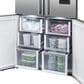 Fisher & Paykel 36" 4-Door French Door Refrigerator in Stainless Steel, , large
