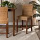 Baxton Studio Racquel Counter Stool in Natural and Walnut Brown, , large