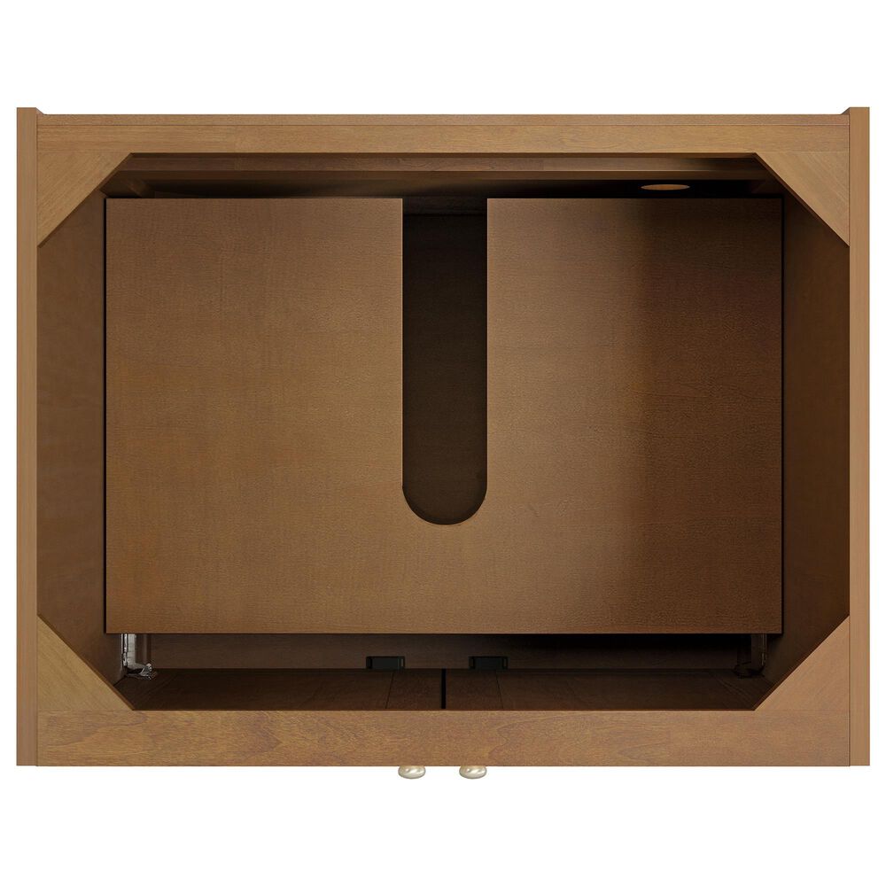 James Martin Laurent 30" Single Bathroom Vanity in Honey Oak with 3 cm Parisien Bleu Silestone Top and Rectangular Sink, , large