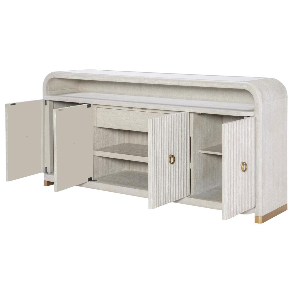 Legacy Classic Furn Direct Shp Miramar Credenza in Oyster and Brass, , large