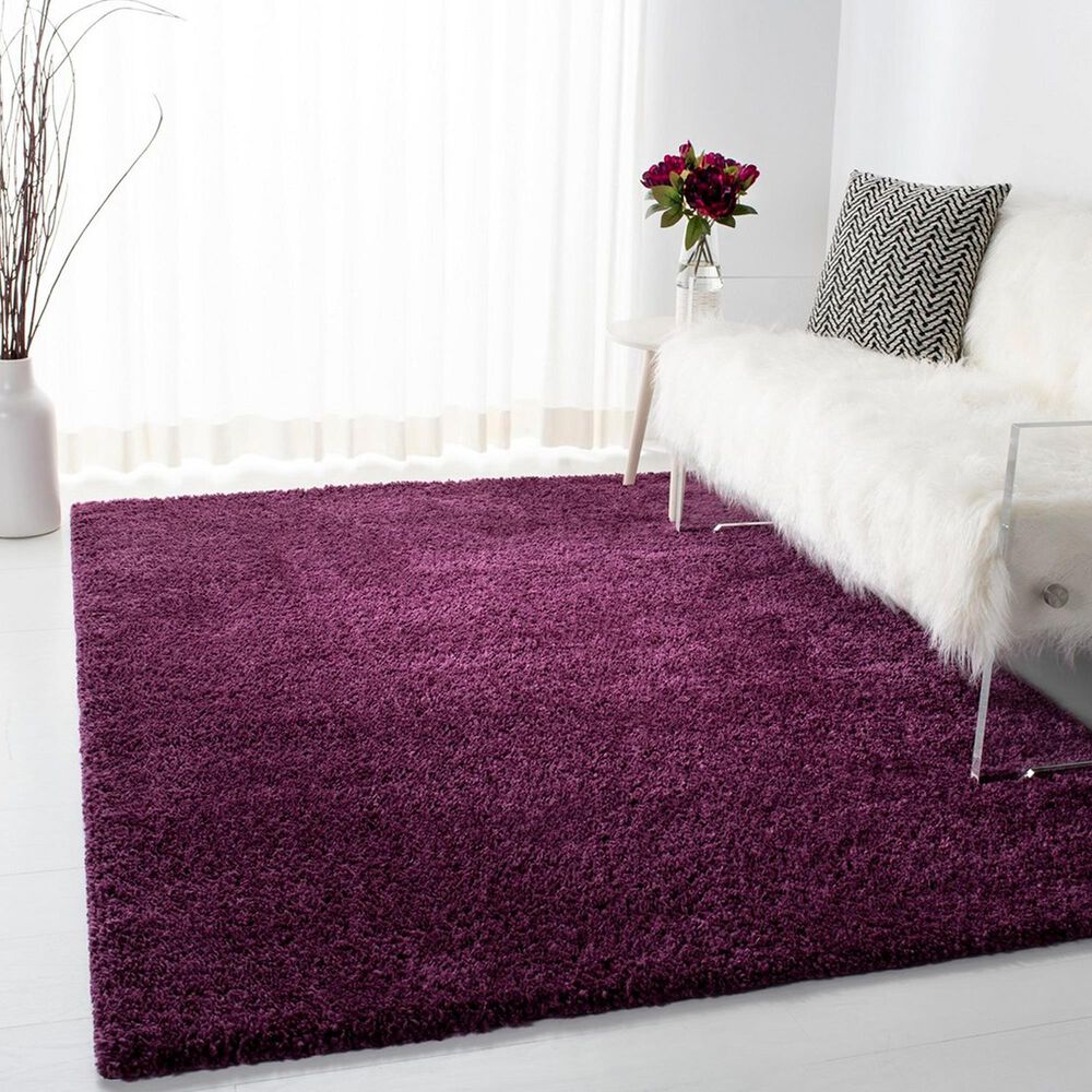 Safavieh August Shag 6&#39; x 9&#39; Purple Area Rug, , large