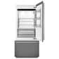 SMEG 19.64 Cu. Ft. Built-In Bottom Mount Refrigerator with Right Hinge in Panel Ready, , large