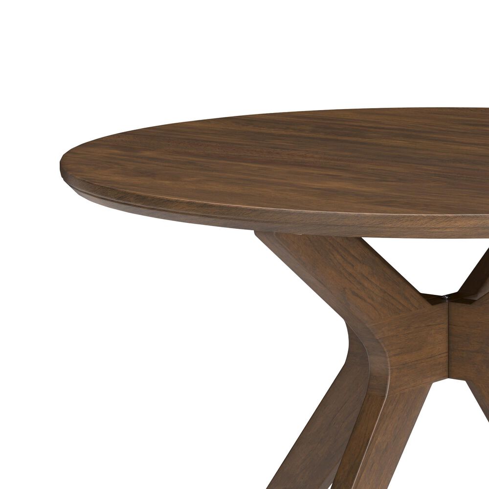 Ashley Lyncott 5-Piece Round Dining Set in Medium Brown, , large