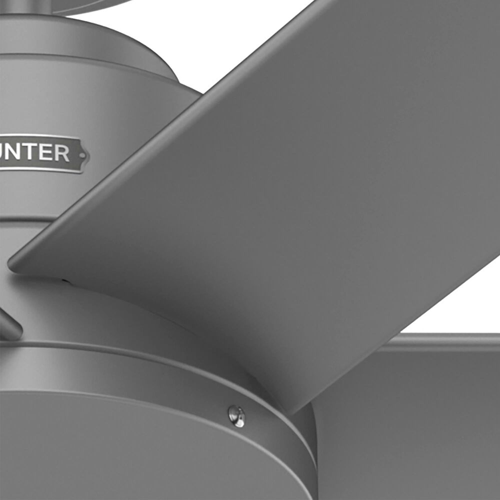 Hunter Kennicott 52&quot; Outdoor Ceiling Fan in Matte Silver, , large