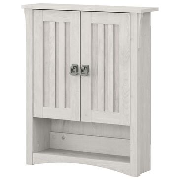 Bush Salinas Bathroom Bathroom Wall Cabinet in Linen White Oak, , large