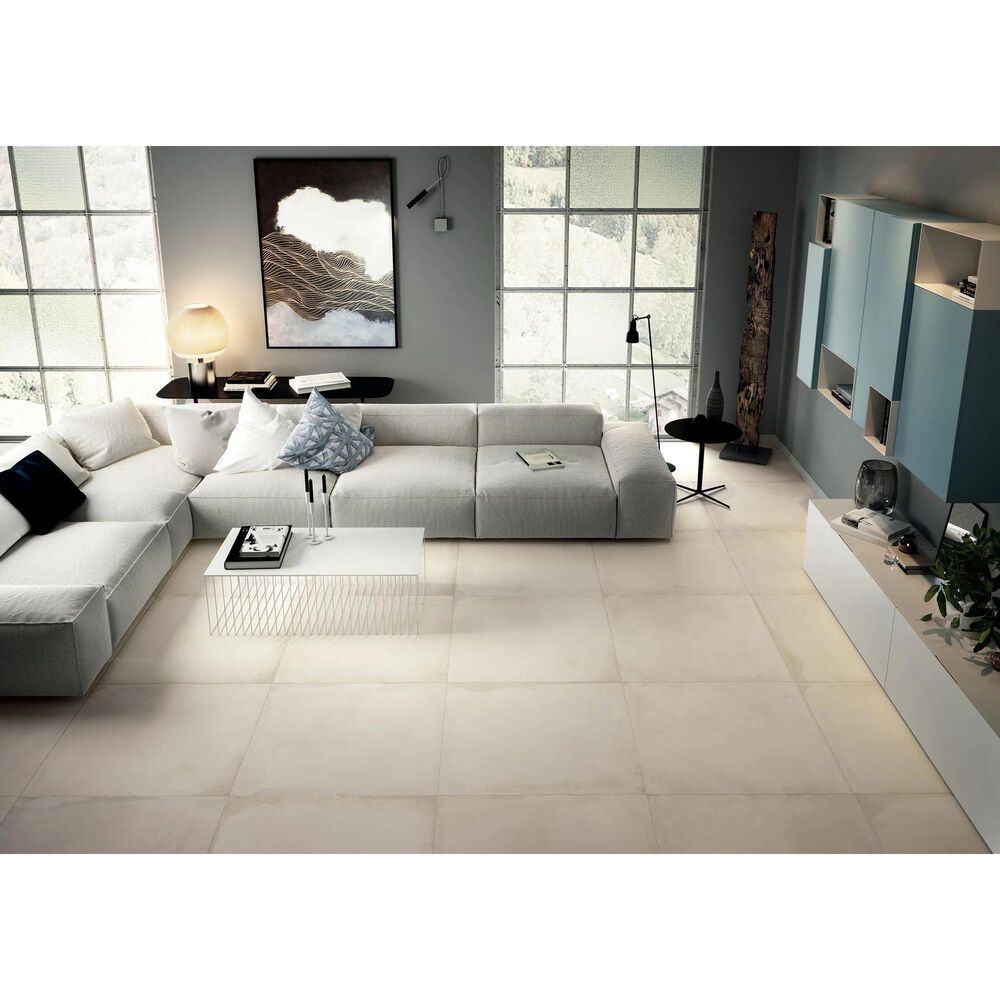 Emser Borigni White 35&quot; x 35&quot; Porcelain Tile, , large