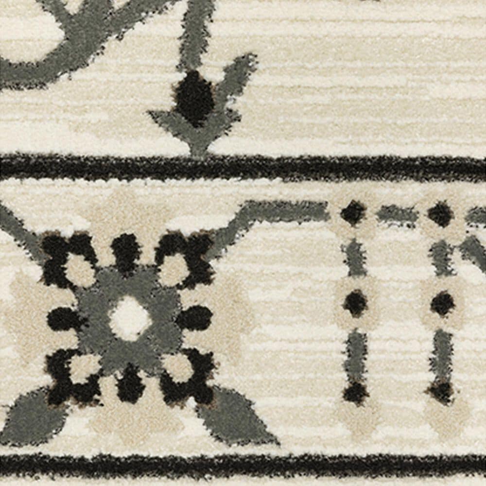 Oriental Weavers Raylan RAY03 2&#39;3&quot; x 7&#39;6&quot; Ivory Runner, , large