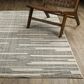 ROW by Oriental Weavers Hunter Black and Beige 7"10" x 10" Area Rug, , large