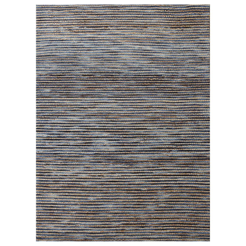 L&R Resources Rondane 9" x 12" Navy Area Rug, , large