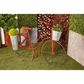 Maple and Jade Vintage Plantstand in Red and Silver, , large