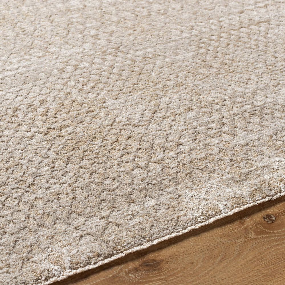 Surya Masterpiece MPC-2303 Medium Gray and Light Gray 6'7" x 9'6" Area Rug, , large