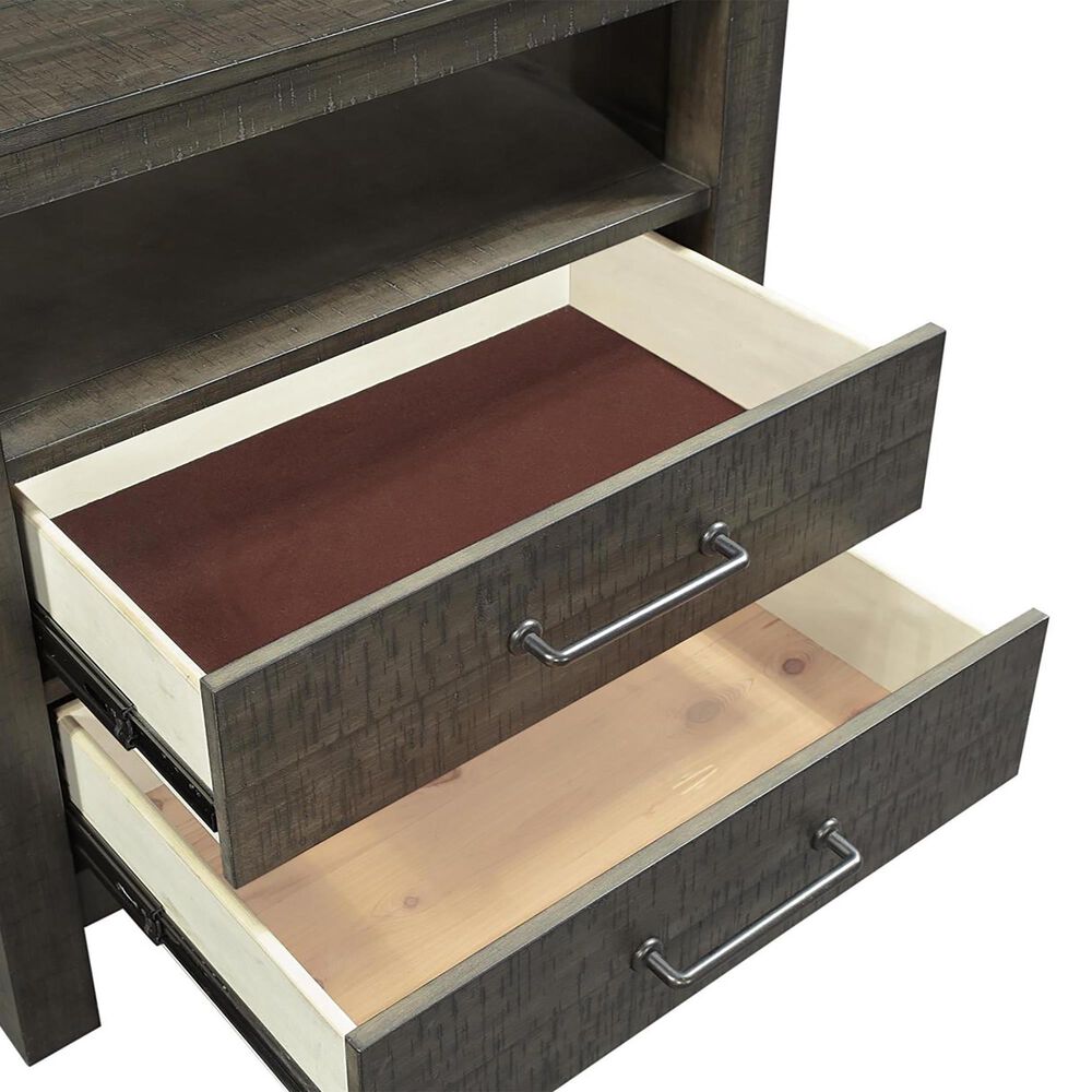 Riva Ridge Mill Creek 2 Drawer Nightstand in Carob, , large