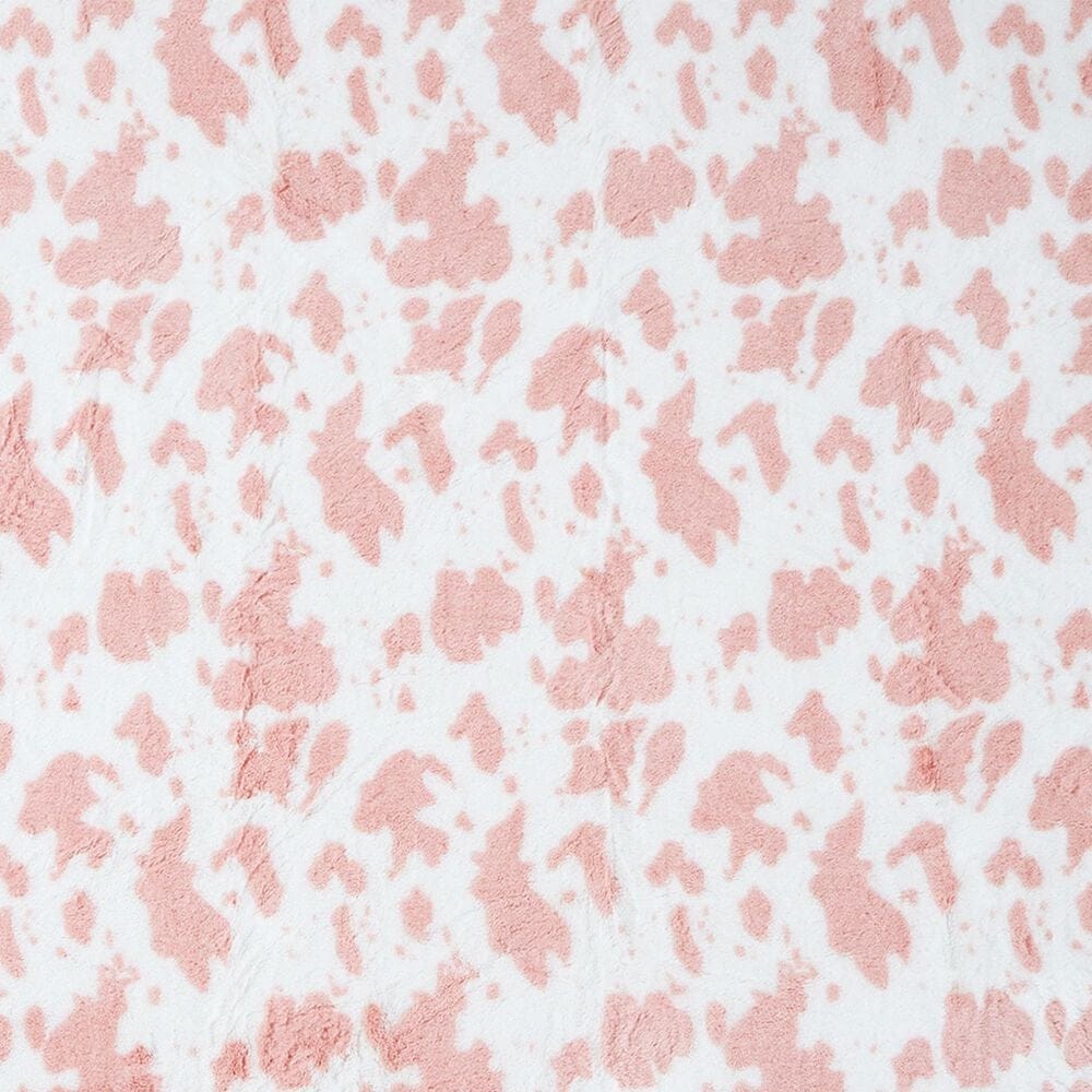 Duke Imports Strawberry Cow Plush Throw in Pink, , large