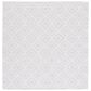 Safavieh Martha Stewart Cyprus Southwestern 6"7" Square Ivory and Grey Area Rug, , large