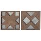 Maple and Jade 19" x 19" Farmhouse Wall Decor in Brown and Gray (Set of 2), , large