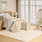 Nourison Pure Angles Ivory 7"9" x 9"9" Area Rug, , large